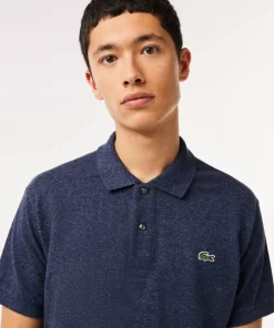 Lacoste Polo Shirts-Original L.12.12 Heathered Petit Pique Cotton Polo Shirt