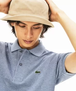 Lacoste Polo Shirts-Original L.12.12 Heathered Petit Pique Cotton Polo Shirt