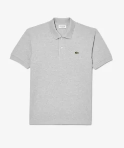 Lacoste Polo Shirts-Original L.12.12 Heathered Petit Pique Cotton Polo Shirt