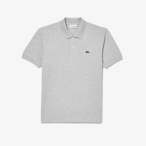 Lacoste Polo Shirts-Original L.12.12 Heathered Petit Pique Cotton Polo Shirt