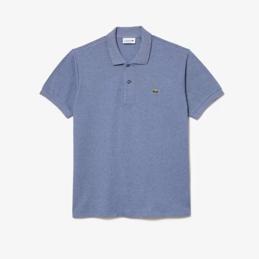 Lacoste Polo Shirts-Original L.12.12 Heathered Petit Pique Cotton Polo Shirt