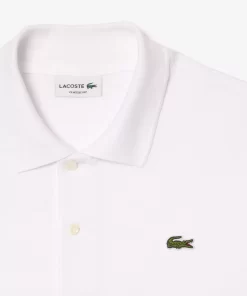 Lacoste Polo Shirts-Original L.12.12 Flocked Pique Polo Shirt