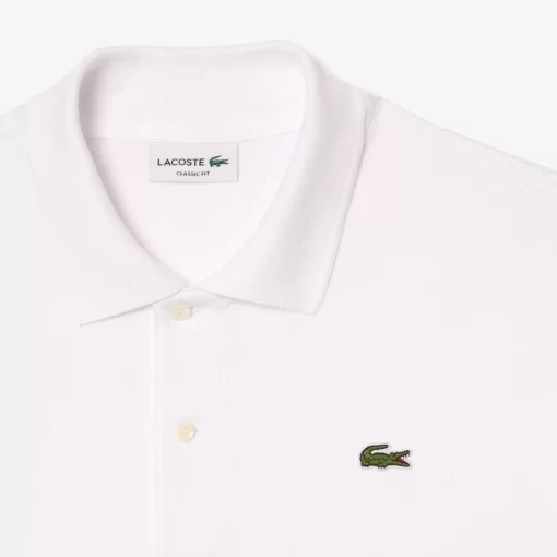 Lacoste Polo Shirts-Original L.12.12 Flocked Pique Polo Shirt