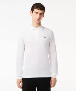 Lacoste Polo Shirts-Original L.12.12 Long Sleeve Cotton Polo Shirt