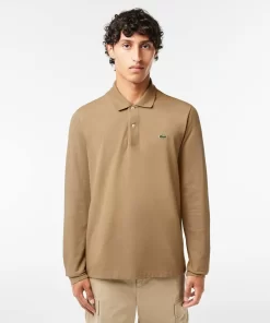 Lacoste Polo Shirts-Original L.12.12 Long Sleeve Cotton Polo Shirt