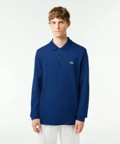 Lacoste Polo Shirts-Original L.12.12 Long Sleeve Cotton Polo Shirt