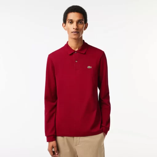 Lacoste Polo Shirts-Original L.12.12 Long Sleeve Cotton Polo Shirt