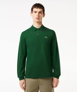 Lacoste Polo Shirts-Original L.12.12 Long Sleeve Cotton Polo Shirt