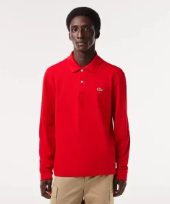 Lacoste Polo Shirts-Original L.12.12 Long Sleeve Cotton Polo Shirt