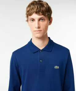 Lacoste Polo Shirts-Original L.12.12 Long Sleeve Cotton Polo Shirt