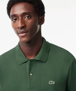 Lacoste Polo Shirts-Original L.12.12 Long Sleeve Cotton Polo Shirt