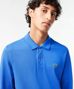 Lacoste Polo Shirts-Original L.12.12 Long Sleeve Cotton Polo Shirt