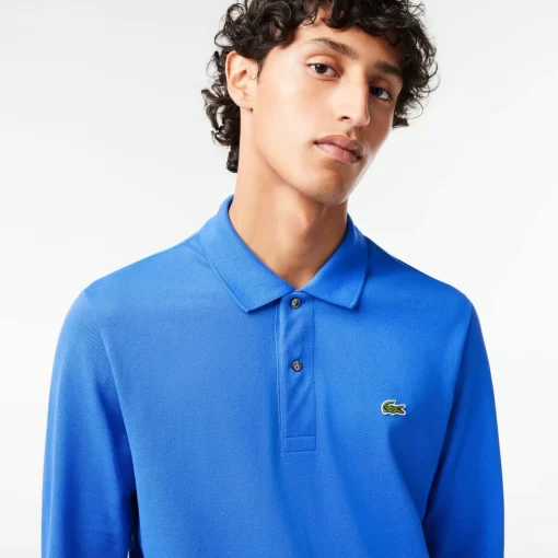 Lacoste Polo Shirts-Original L.12.12 Long Sleeve Cotton Polo Shirt