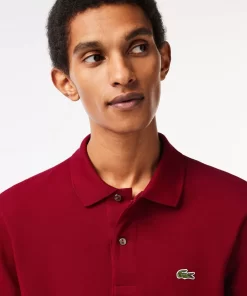 Lacoste Polo Shirts-Original L.12.12 Long Sleeve Cotton Polo Shirt