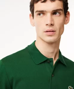 Lacoste Polo Shirts-Original L.12.12 Long Sleeve Cotton Polo Shirt