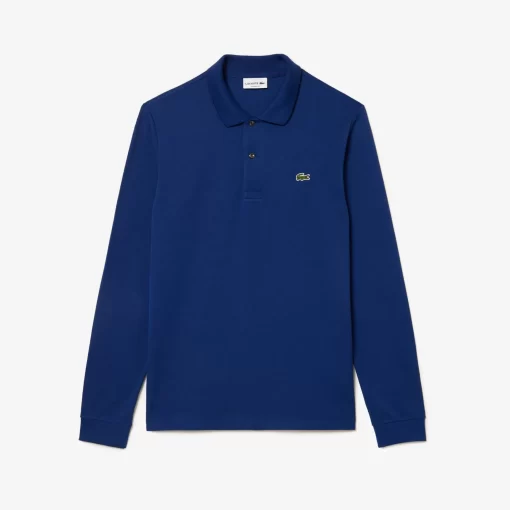 Lacoste Polo Shirts-Original L.12.12 Long Sleeve Cotton Polo Shirt