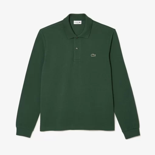 Lacoste Polo Shirts-Original L.12.12 Long Sleeve Cotton Polo Shirt