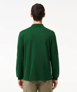 Lacoste Polo Shirts-Original L.12.12 Long Sleeve Cotton Polo Shirt