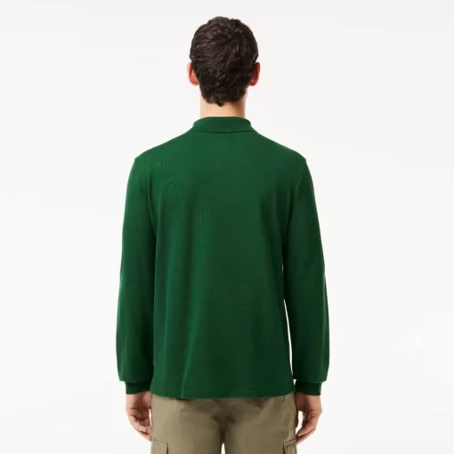 Lacoste Polo Shirts-Original L.12.12 Long Sleeve Cotton Polo Shirt