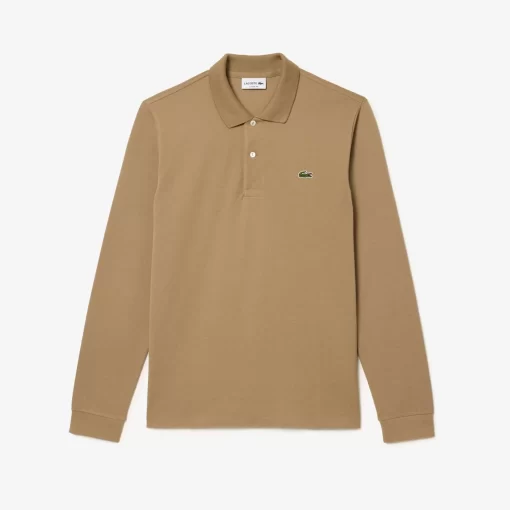 Lacoste Polo Shirts-Original L.12.12 Long Sleeve Cotton Polo Shirt