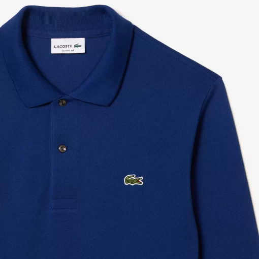 Lacoste Polo Shirts-Original L.12.12 Long Sleeve Cotton Polo Shirt