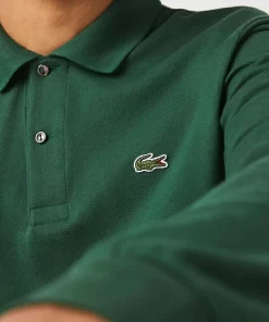 Lacoste Polo Shirts-Original L.12.12 Long Sleeve Cotton Polo Shirt