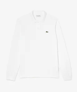 Lacoste Polo Shirts-Original L.12.12 Long Sleeve Cotton Polo Shirt