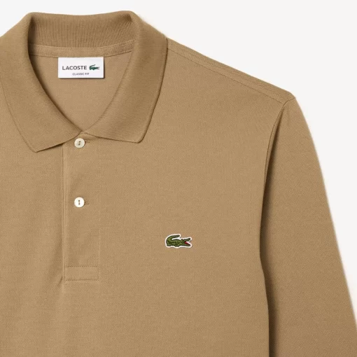 Lacoste Polo Shirts-Original L.12.12 Long Sleeve Cotton Polo Shirt