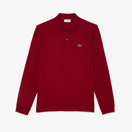 Lacoste Polo Shirts-Original L.12.12 Long Sleeve Cotton Polo Shirt