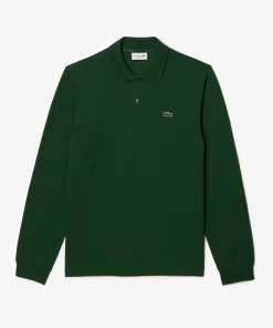 Lacoste Polo Shirts-Original L.12.12 Long Sleeve Cotton Polo Shirt