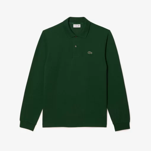 Lacoste Polo Shirts-Original L.12.12 Long Sleeve Cotton Polo Shirt