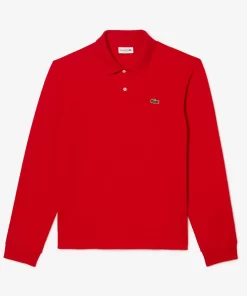 Lacoste Polo Shirts-Original L.12.12 Long Sleeve Cotton Polo Shirt