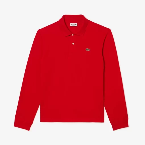 Lacoste Polo Shirts-Original L.12.12 Long Sleeve Cotton Polo Shirt