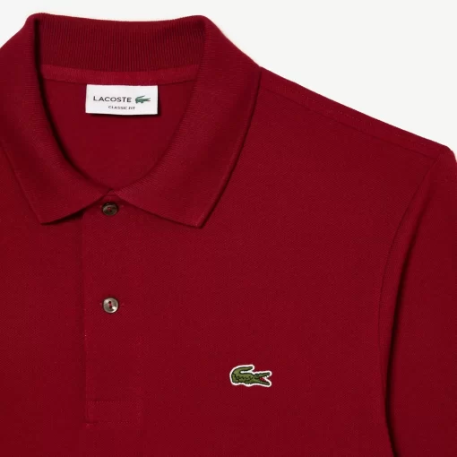 Lacoste Polo Shirts-Original L.12.12 Long Sleeve Cotton Polo Shirt