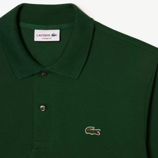 Lacoste Polo Shirts-Original L.12.12 Long Sleeve Cotton Polo Shirt