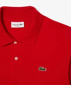 Lacoste Polo Shirts-Original L.12.12 Long Sleeve Cotton Polo Shirt