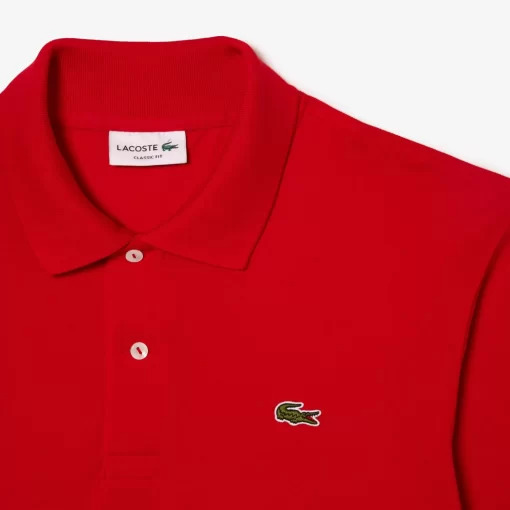 Lacoste Polo Shirts-Original L.12.12 Long Sleeve Cotton Polo Shirt