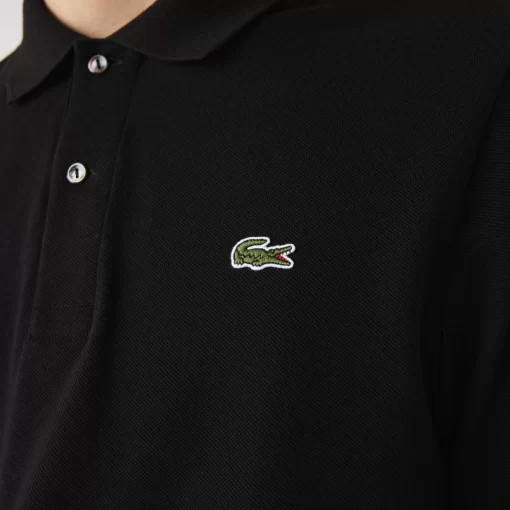 Lacoste Polo Shirts-Original L.12.12 Long Sleeve Cotton Polo Shirt