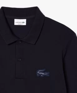 Lacoste Polo Shirts-Original L.12.12 Long Sleeve Pique Polo Shirt