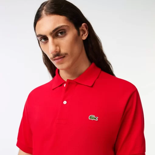 Lacoste Polo Shirts-Original L.12.12 Petit Pique Cotton Polo Shirt