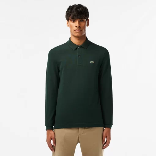 Lacoste Polo Shirts-Original L.12.12 Slim Fit Long Sleeve Polo Shirt