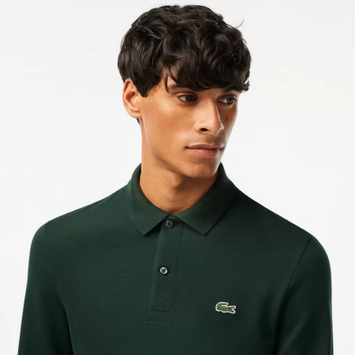 Lacoste Polo Shirts-Original L.12.12 Slim Fit Long Sleeve Polo Shirt