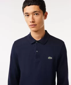 Lacoste Polo Shirts-Original L.12.12 Slim Fit Long Sleeve Polo Shirt