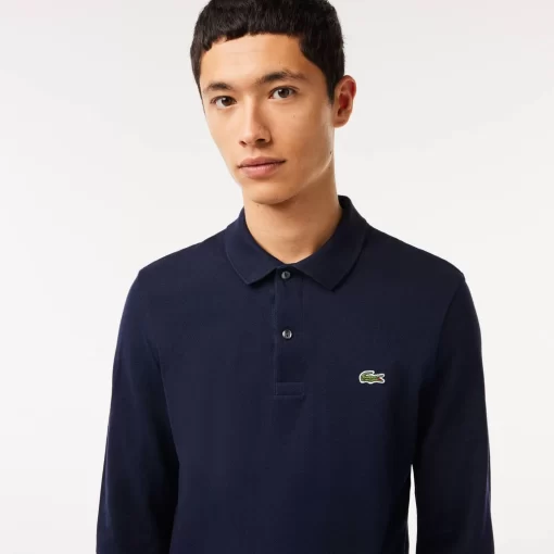 Lacoste Polo Shirts-Original L.12.12 Slim Fit Long Sleeve Polo Shirt