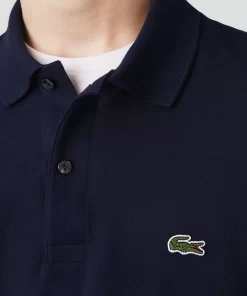 Lacoste Polo Shirts-Original L.12.12 Slim Fit Long Sleeve Polo Shirt