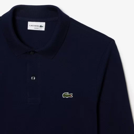 Lacoste Polo Shirts-Original L.12.12 Slim Fit Long Sleeve Polo Shirt