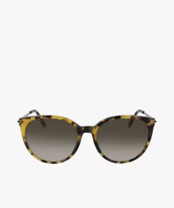 Lacoste Sunglasses-Oval Acetate La Piquee Sunglasses