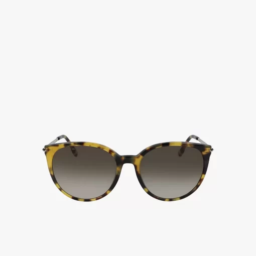 Lacoste Sunglasses-Oval Acetate La Piquee Sunglasses