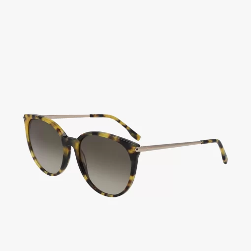 Lacoste Sunglasses-Oval Acetate La Piquee Sunglasses