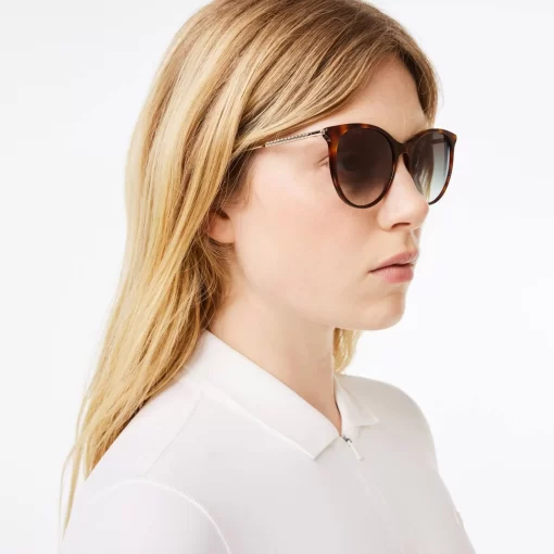 Lacoste Sunglasses-Oval Acetate Neoheritage Sunglasses